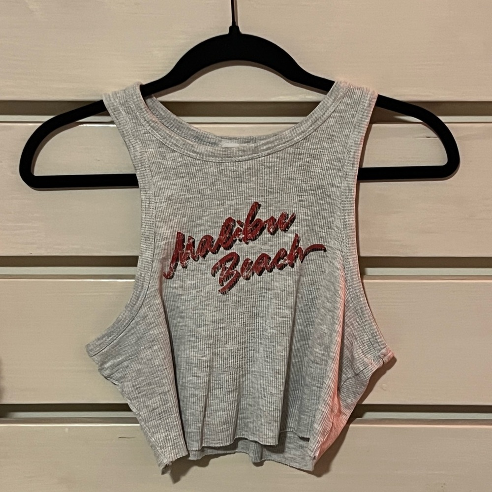 cropped muscle tee